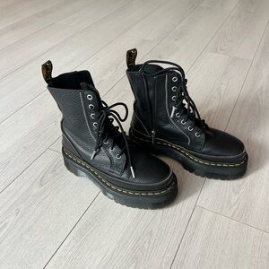 Dr. Martens special edition Black Leather platform boots